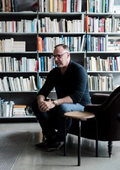 William Middleton’s Modern Bookcase for His NYC Writing Loft