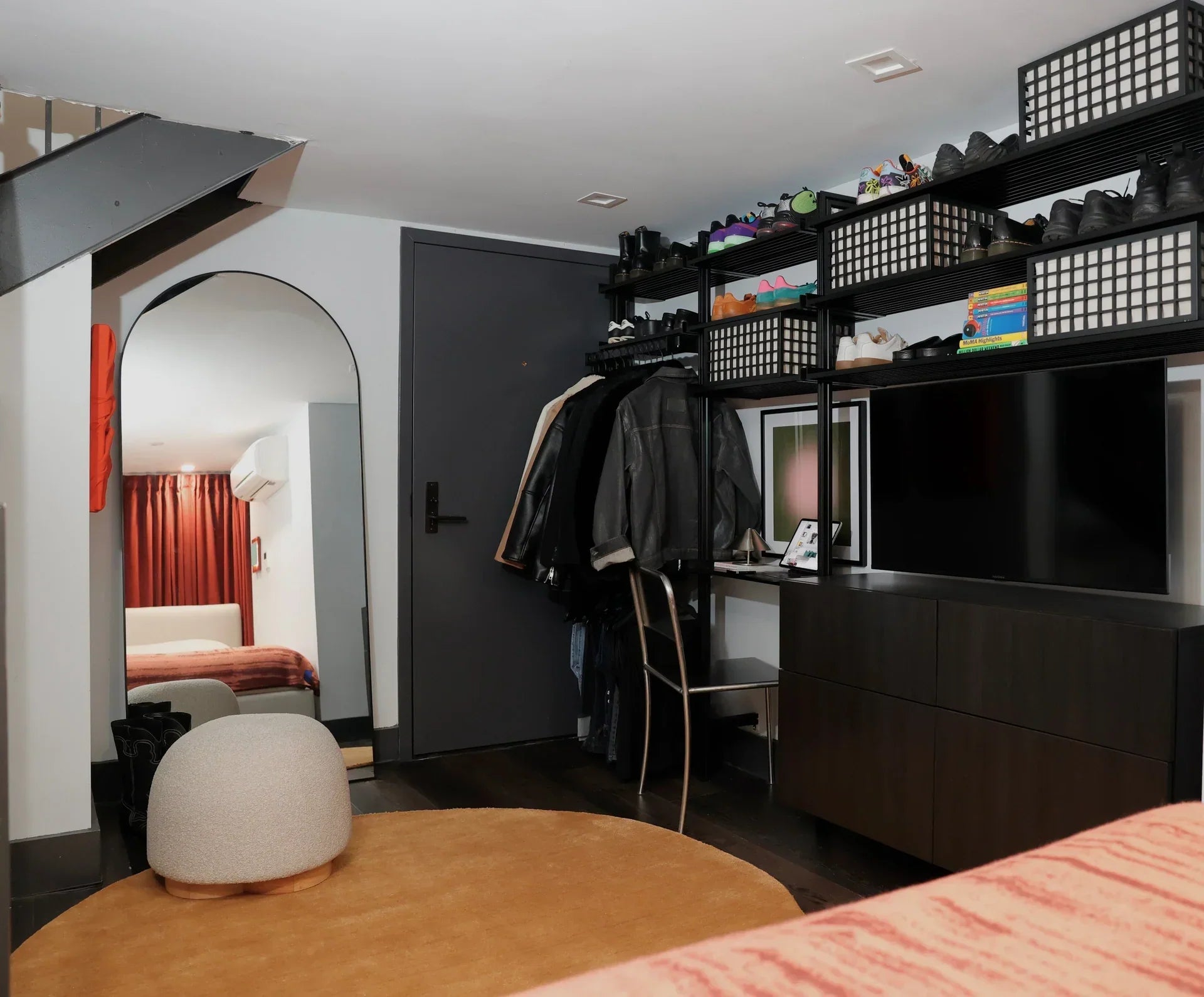 Interior Designer Tracie Moore Reinvents Bedroom Storage with Modern Shelving