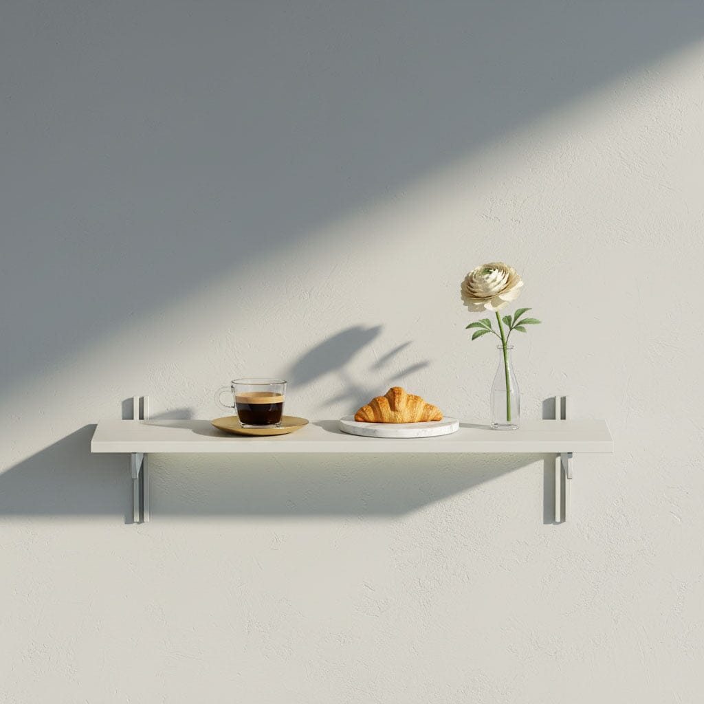 Floating Aluminum Shelf with LED Channel