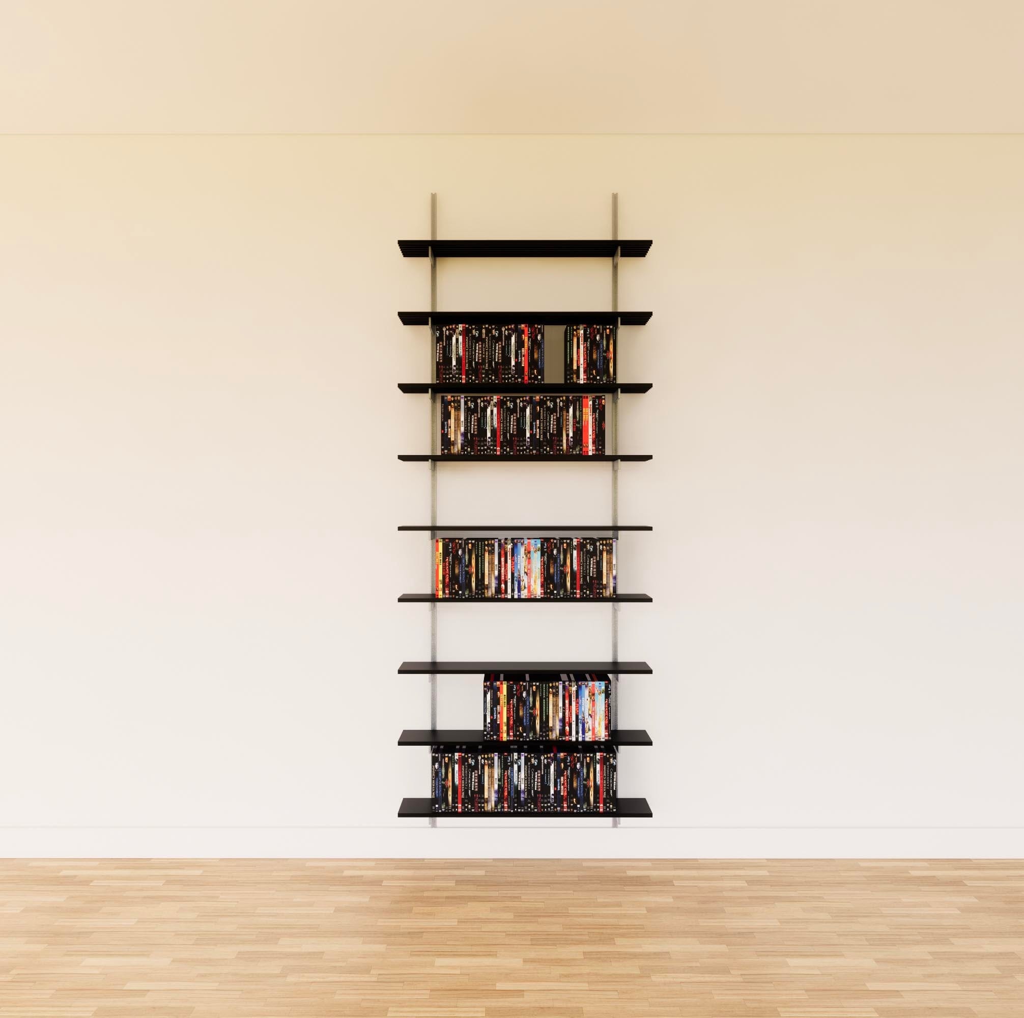 Wall Mounted DVD Storage Shelving