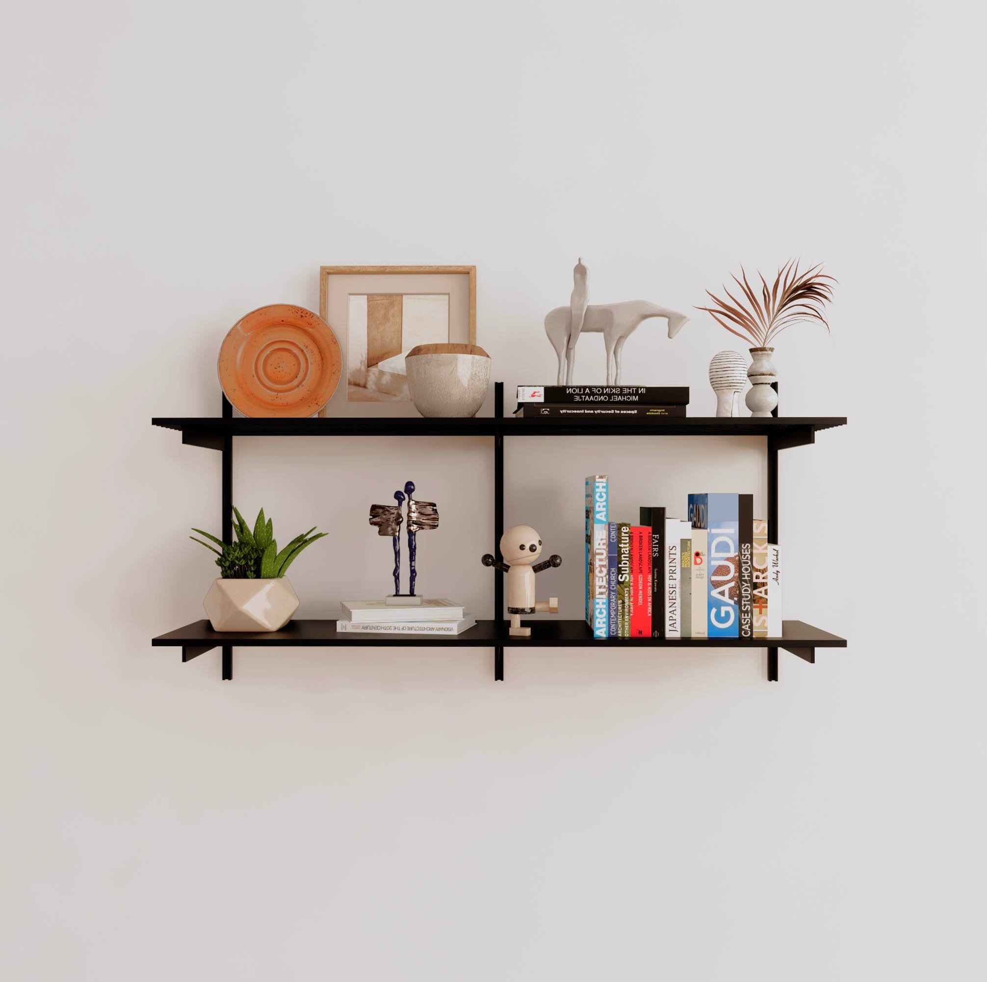 Wall Mounted Shelving Units - 2 Shelf