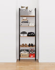 Adjustable Closet Shelving System - 5 Shelves.