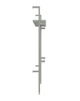 Closet storage system, shown from the side.