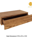 31" Desk Option with Shelves