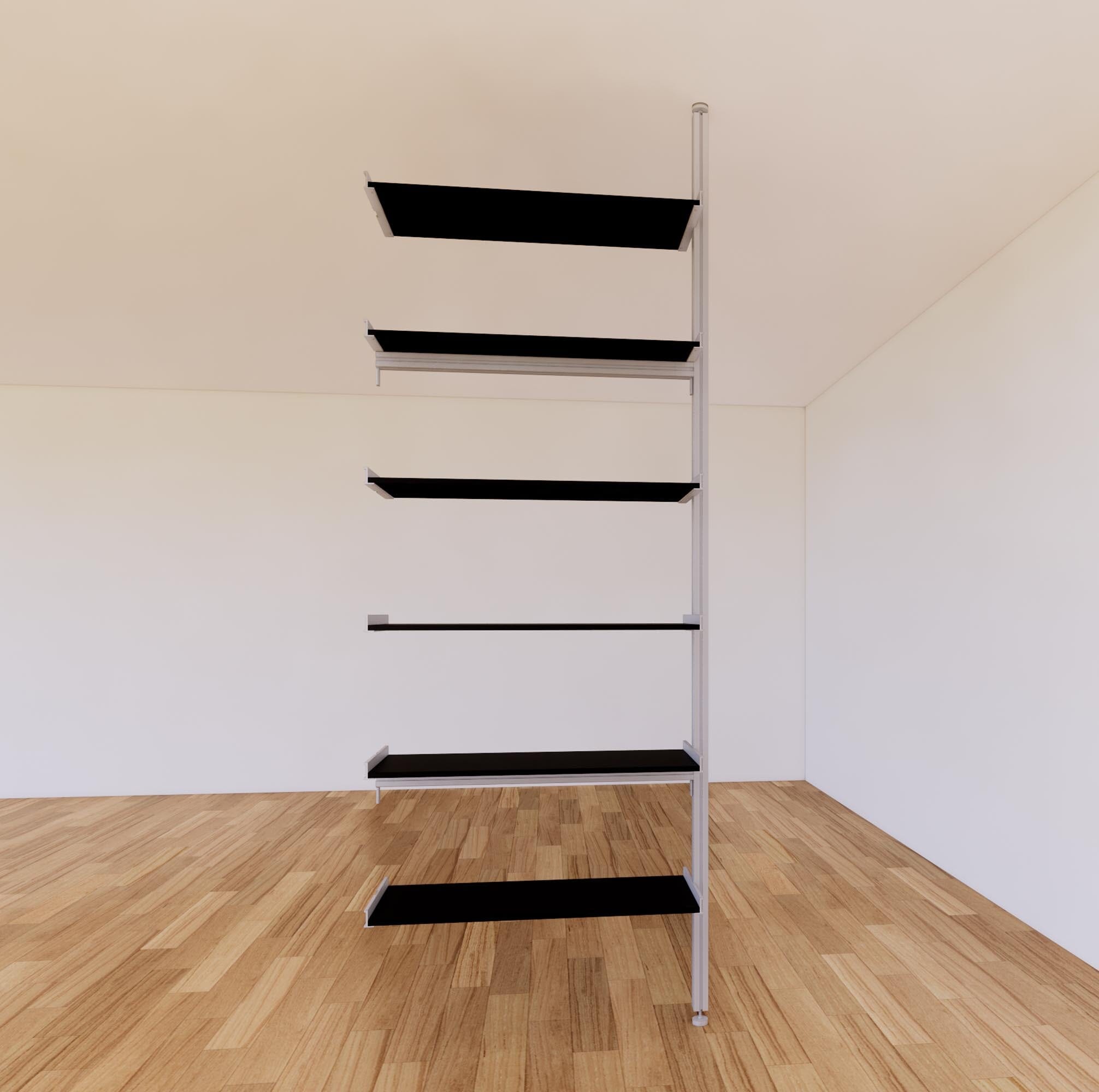 ModShelf Floor to Ceiling Room Divider with Shelves
