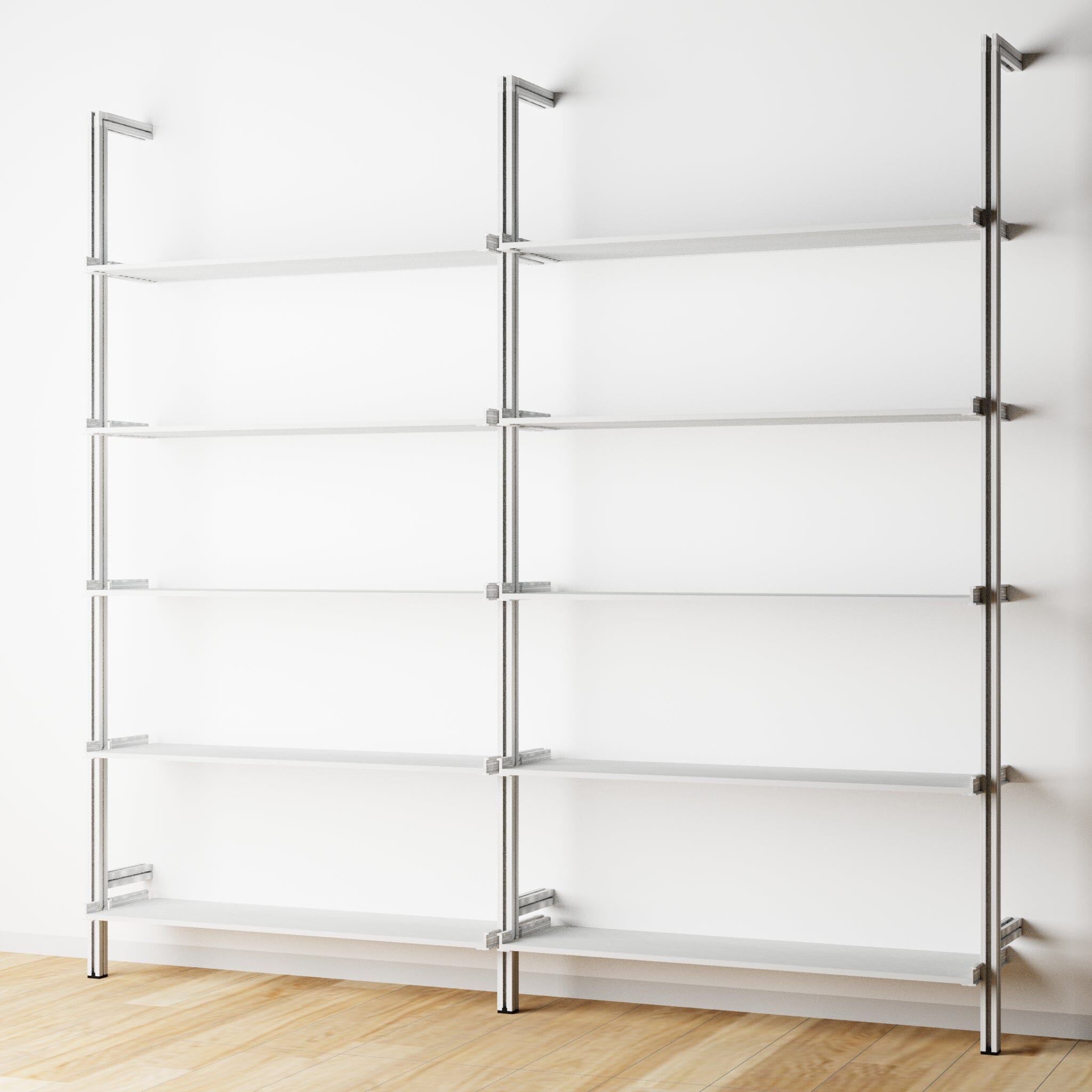 Modular Shelving Units - Aluminum Shelves
