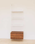 Retail Display Shelving with Base Cabinets