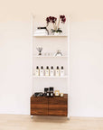 Retail Display Shelving with Base Cabinets