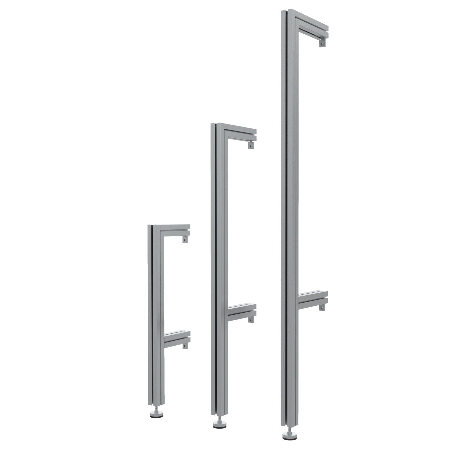 ISS Quad Semi Wall Mounted Pole (RAD/CLT Poles)