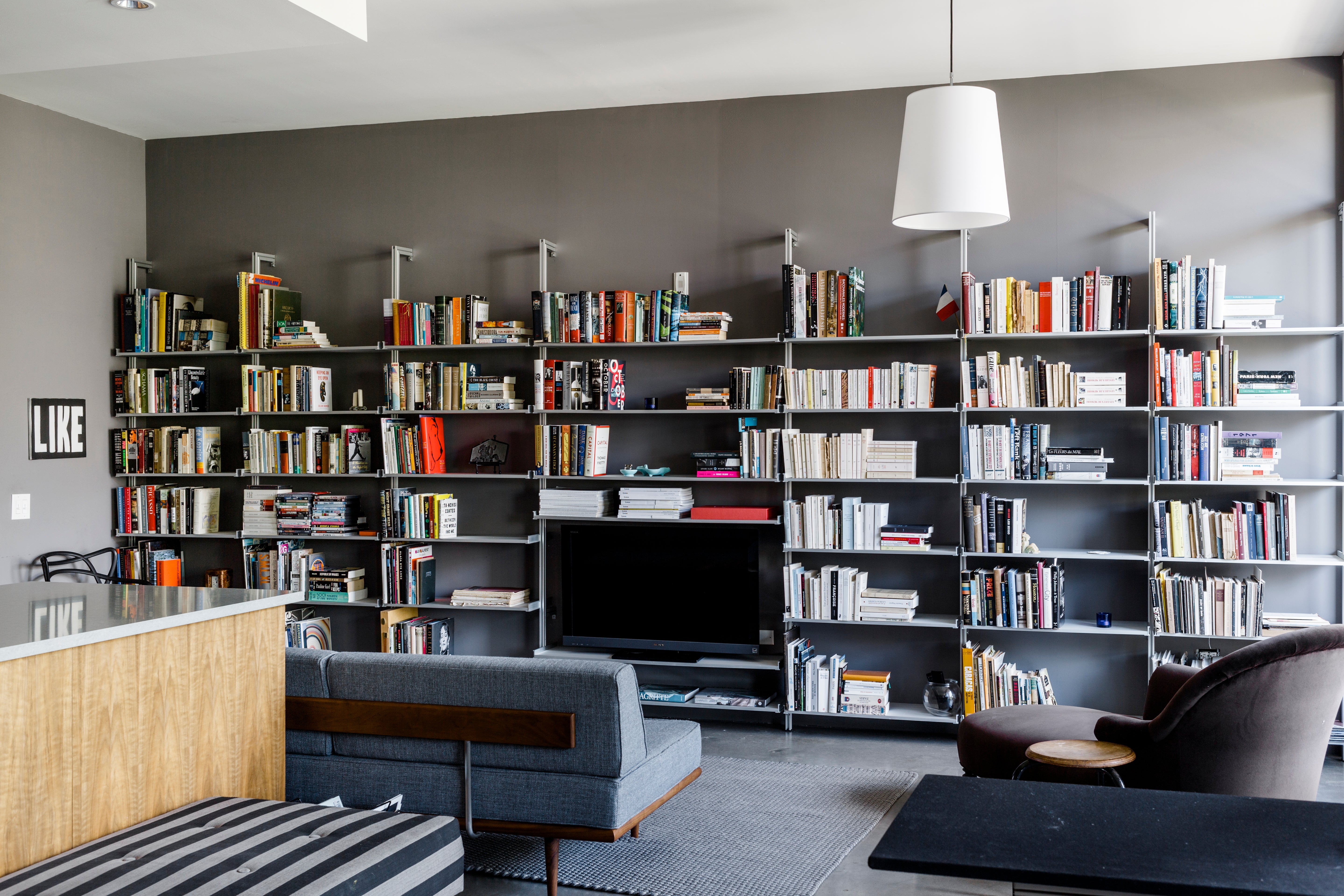 William Middleton’s Modern Bookcase for His NYC Writing Loft
