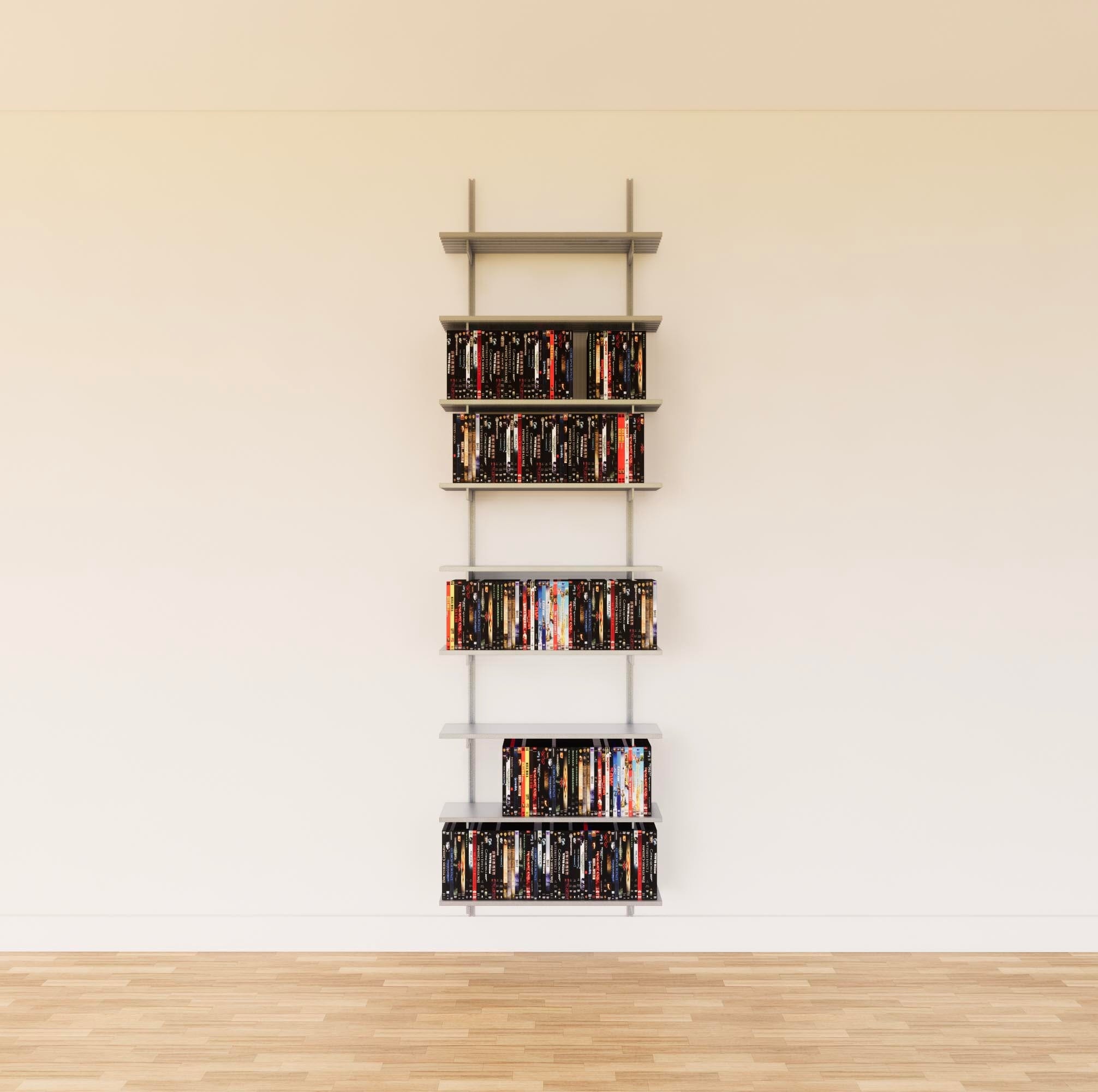 Wall Mounted DVD Storage Shelving