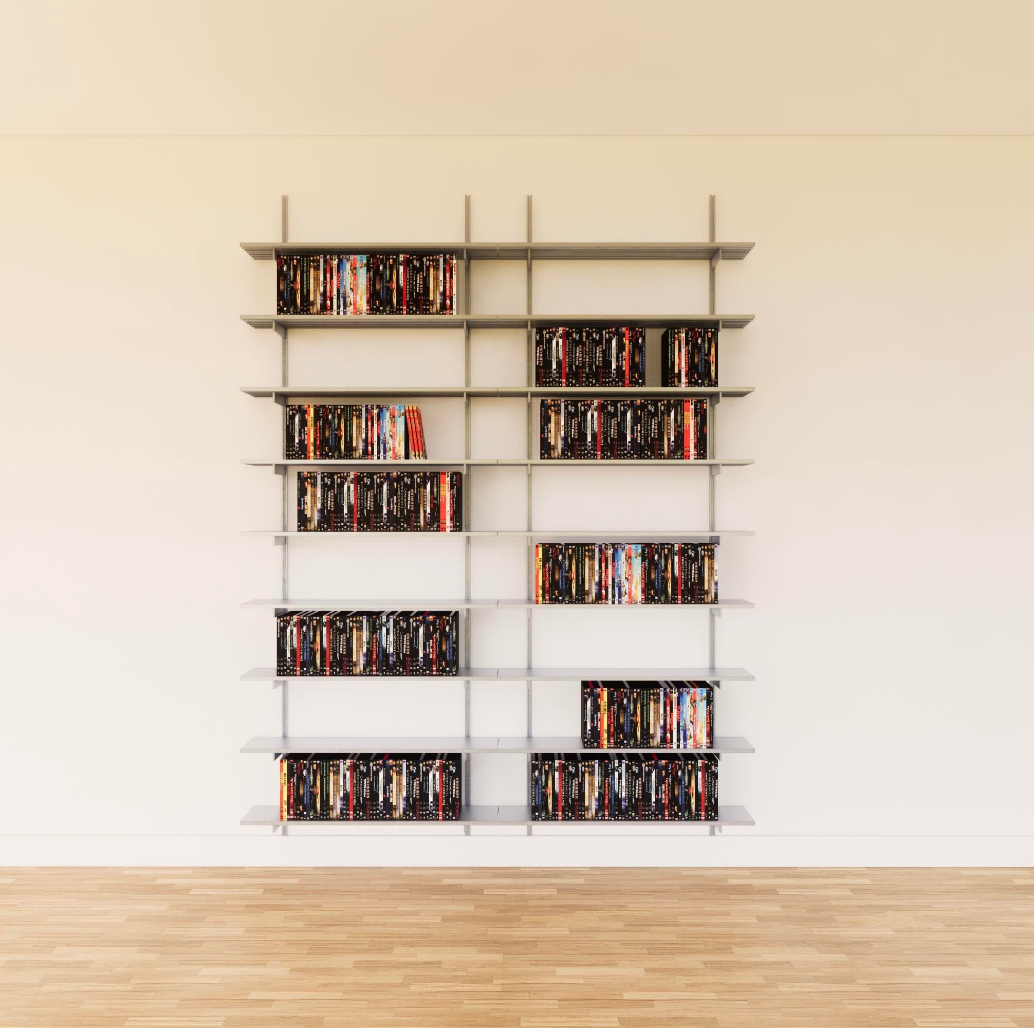 Wall Mounted DVD Storage Shelving