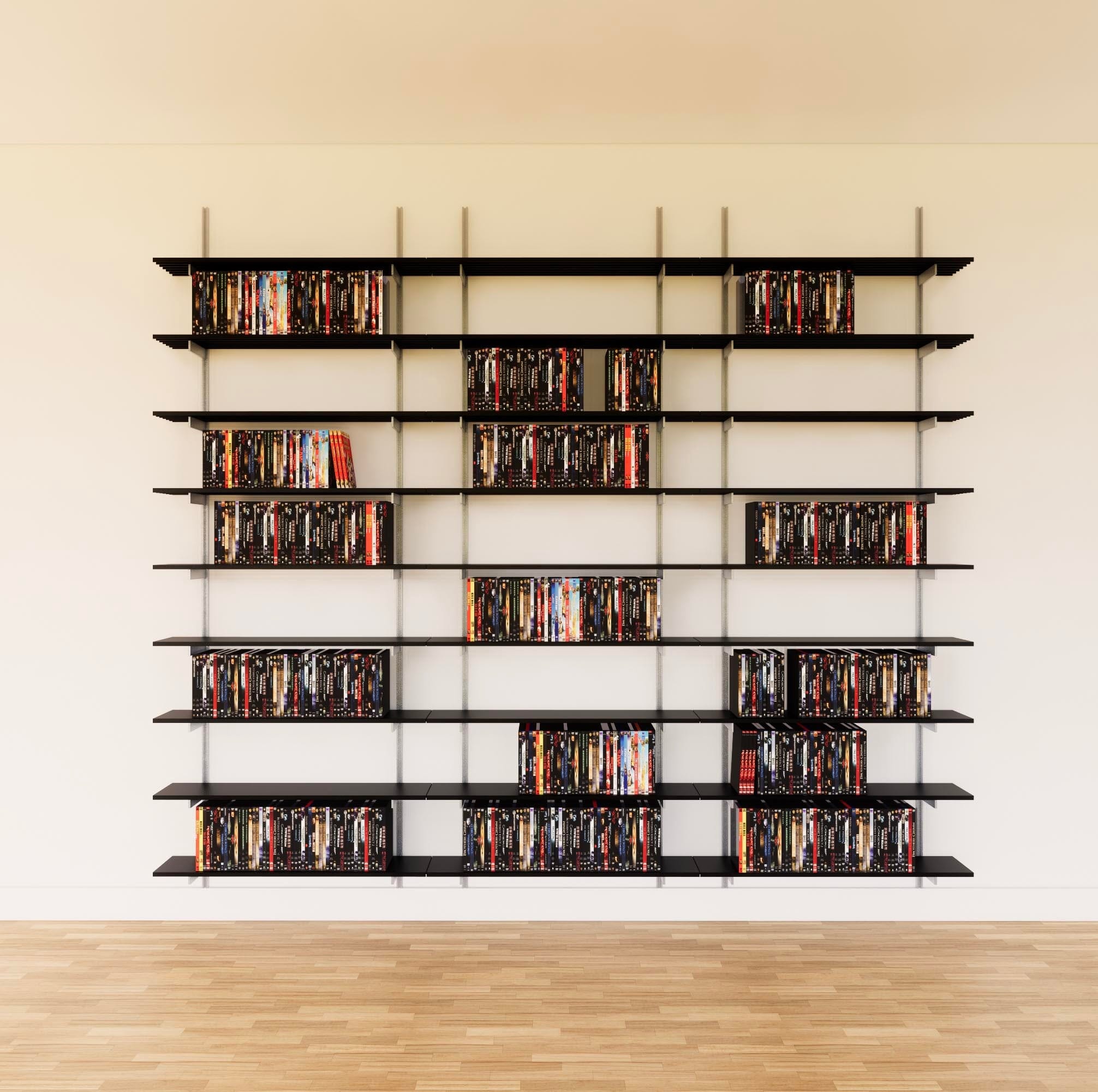 Wall Mounted DVD Storage Shelving