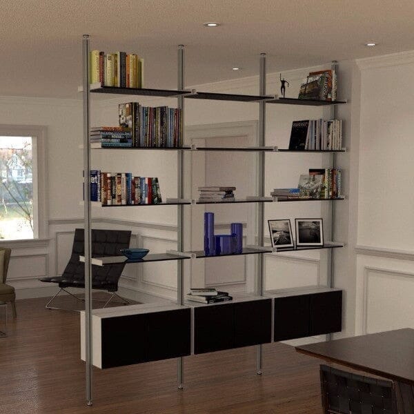 Room Divider Shelving