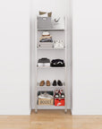 Adjustable Closet Shelving System - 5 Shelves.