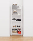 Adjustable Closet Shelving System - 5 Shelves.