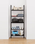 Adjustable Closet Shelving System - 5 Shelves.