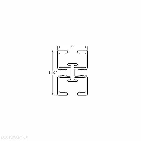 ISS Semi Wall Mounted Pole (PAL Poles)