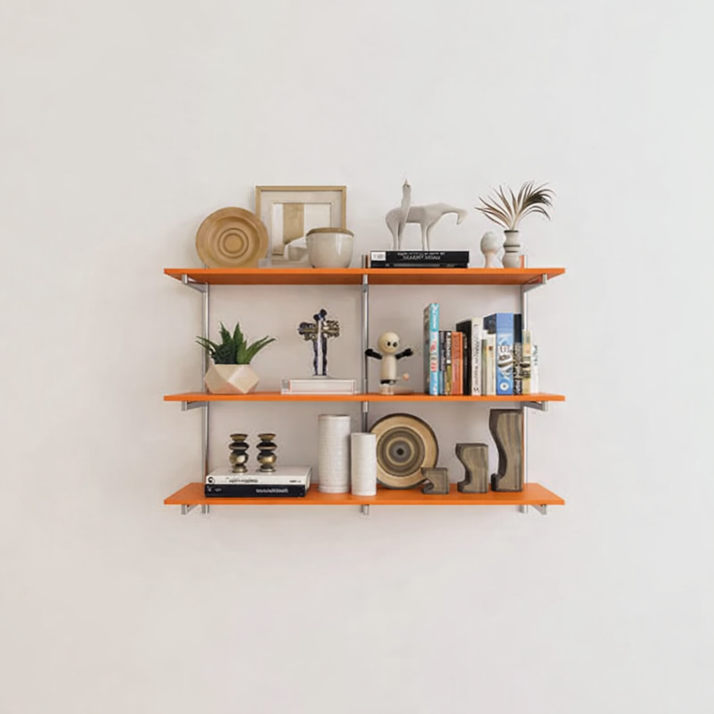 Wall Mounted Shelving Units - 3 Shelf Aluminum