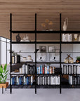 Floor to Ceiling Room Divider Shelving