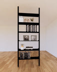 ModShelf Floor to Ceiling Room Divider Shelving w/Cabinets