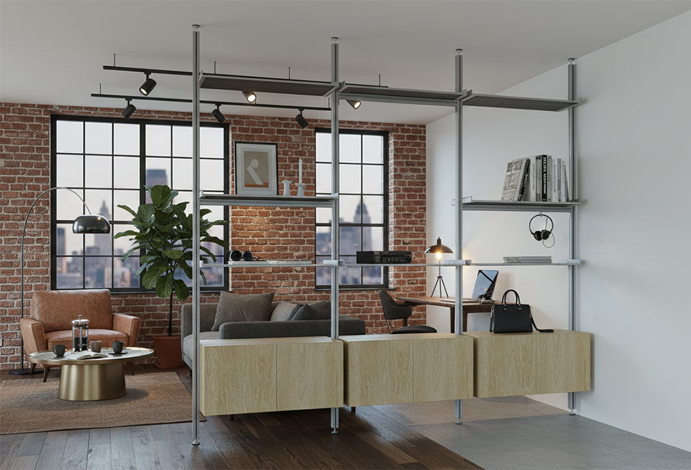 Modern Shelving, Built for New York Living