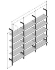 Modular Shelving Units - Aluminum Shelves