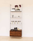 Retail Display Shelving with Base Cabinets