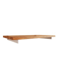 WAL shelf with Tea for Two shelf and white supports, shown as a single modular shelf with side brackets.