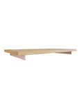 WAL shelf with Casting Light shelf and white supports, shown as a single modular shelf with side brackets.