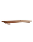 WAL shelf with Tea for Two shelf and white supports, shown as a single modular shelf with side brackets.