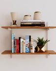 Wall Mounted Shelving Units - 2 Shelf Wood