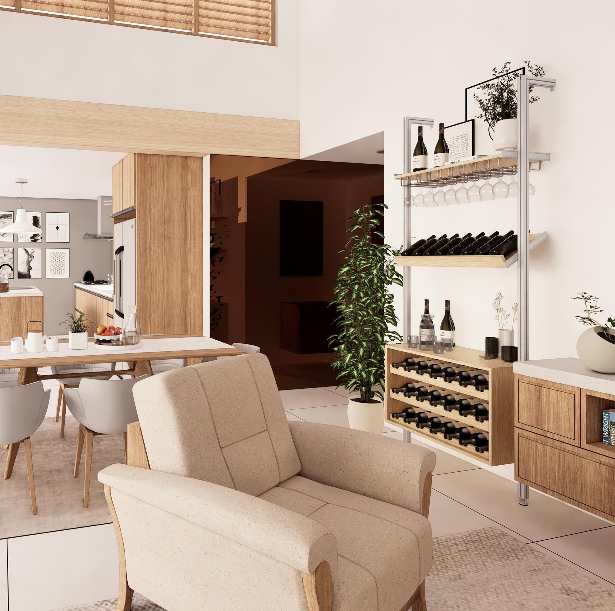 Modular Shelving Wine Storage Series