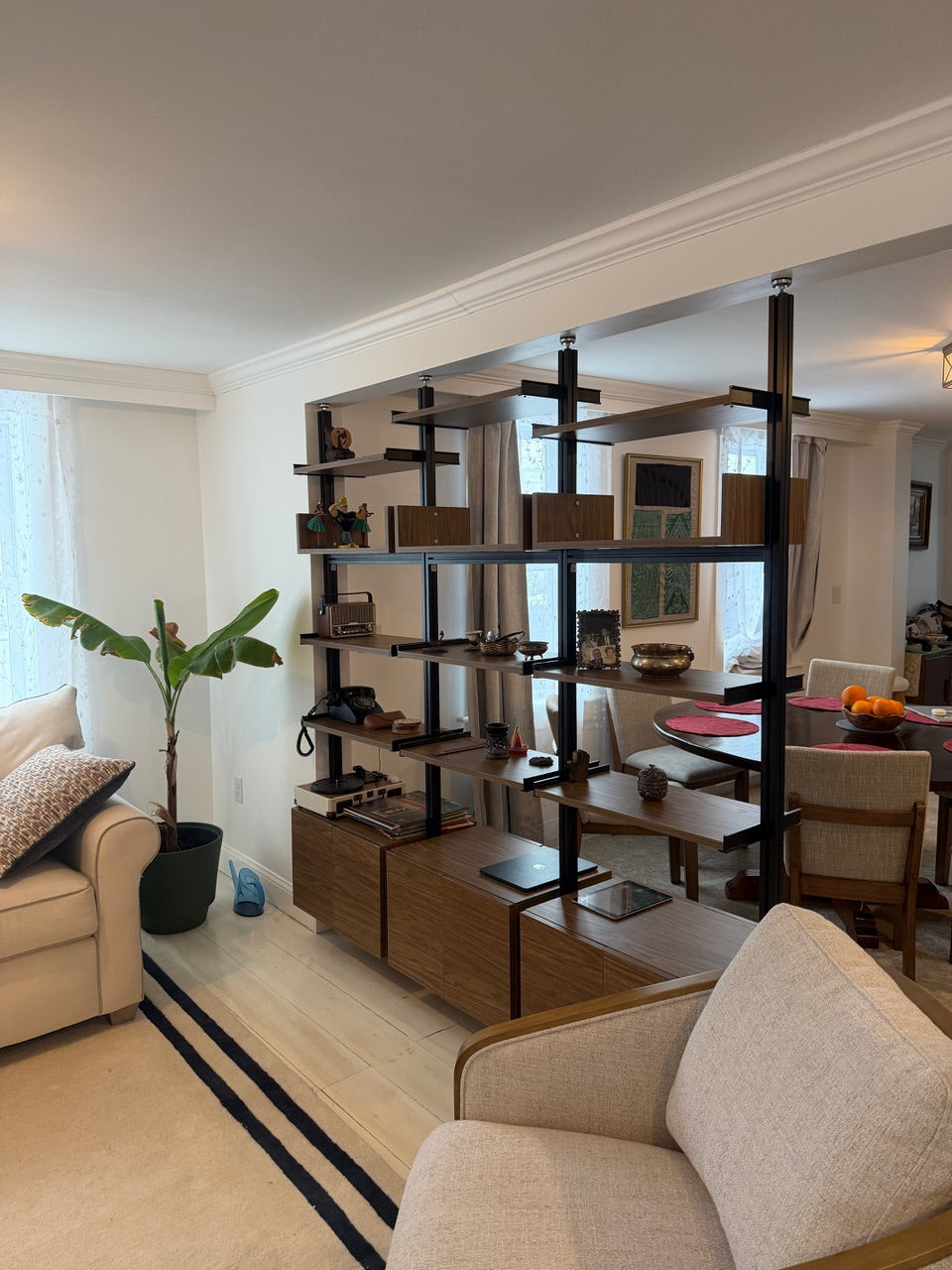 Room Divider Shelving