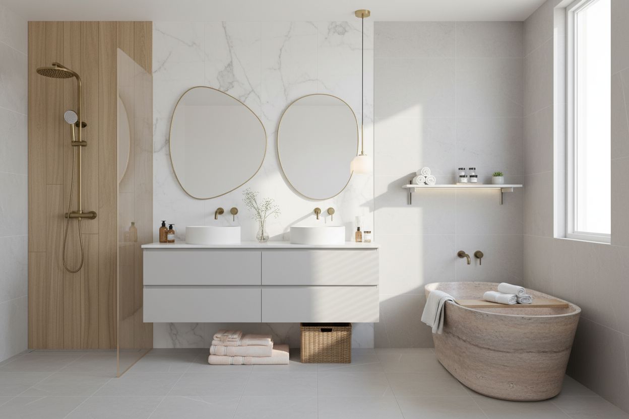 Floating Aluminum Shelf with LED Channel