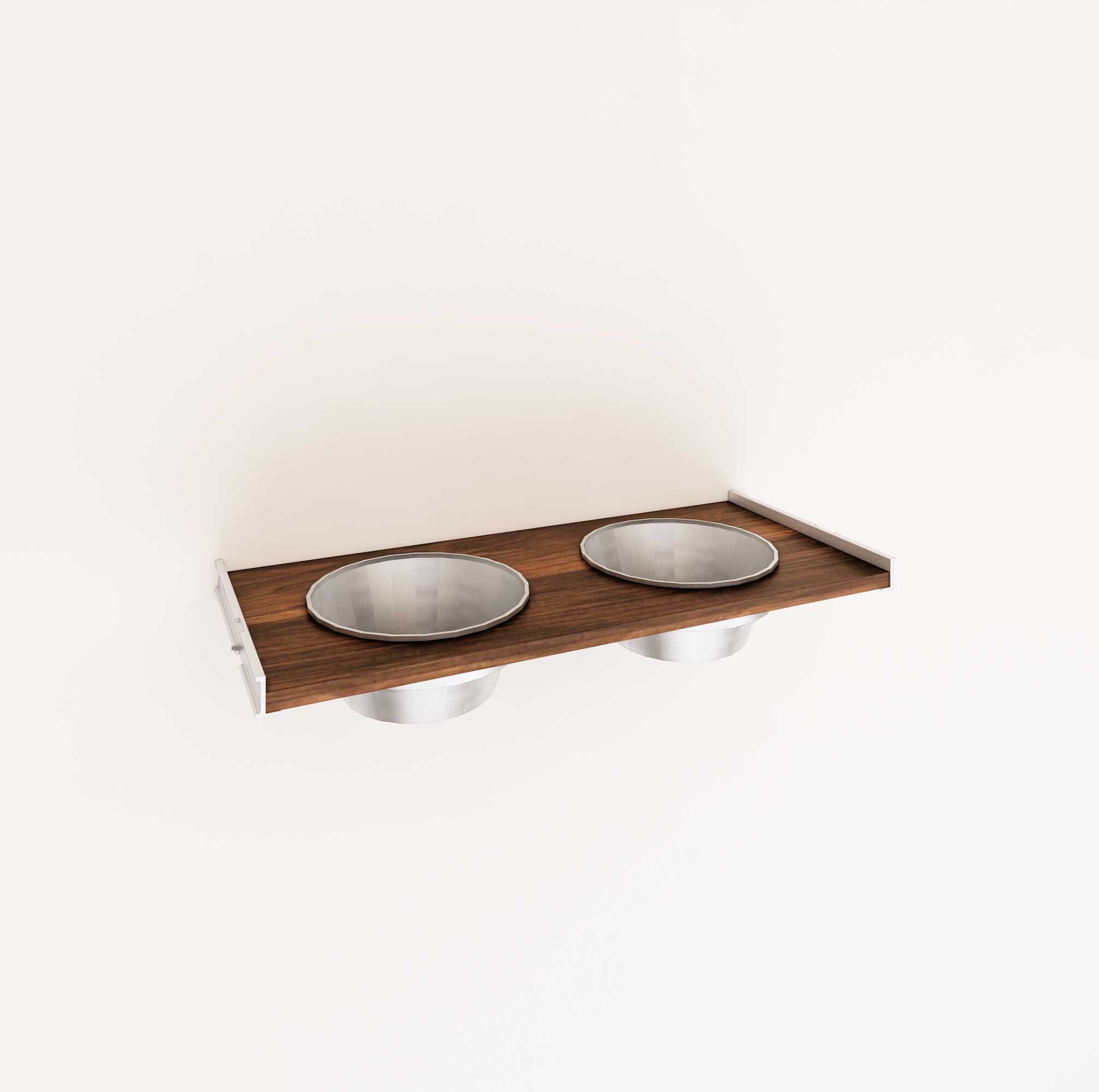 Pet Series Shelf for Dog/Cat Bowls