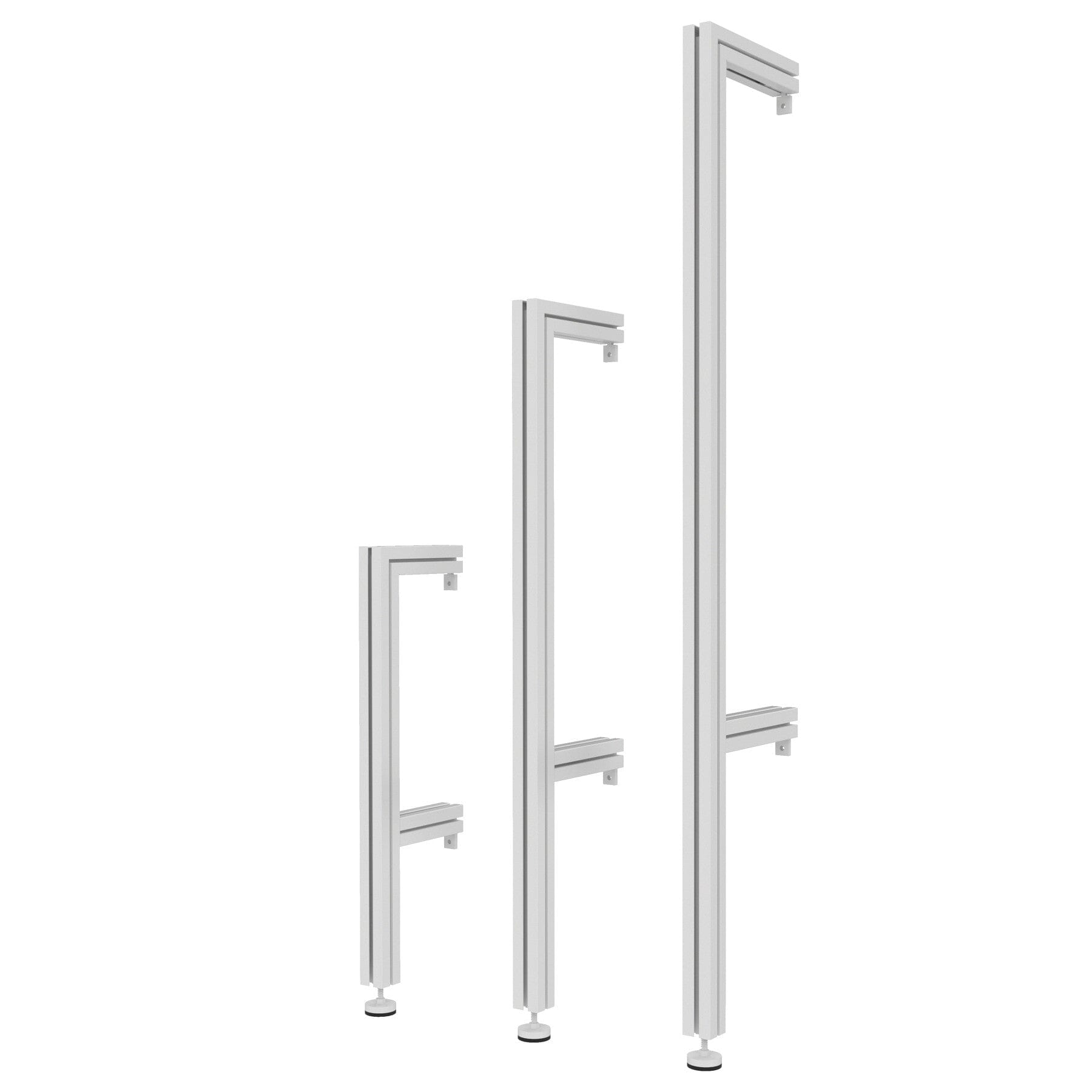 ISS Quad Semi Wall Mounted Pole (RAD/CLT Poles)